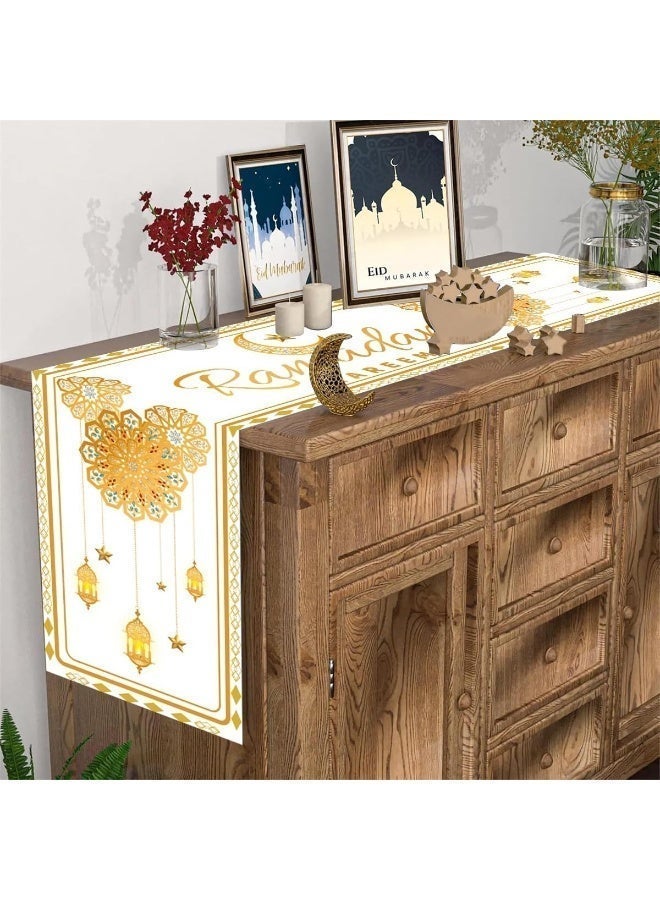 مفرش طاولة رمضان زينة مفارش إسلامية حفلة مسجد عيد مبارك مستلزمات الزينة مفرش طاوله - view 4